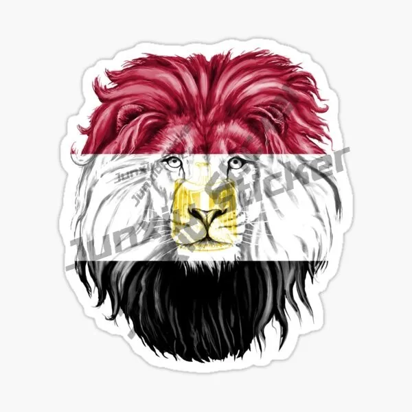 مصر الجمهورية العربية مصر في العربية والمصري العلم سيارة ملصق عنخ الصليب مصر ديكال البيضاوي ملصق مدينة القاهرة مصر السفر #6