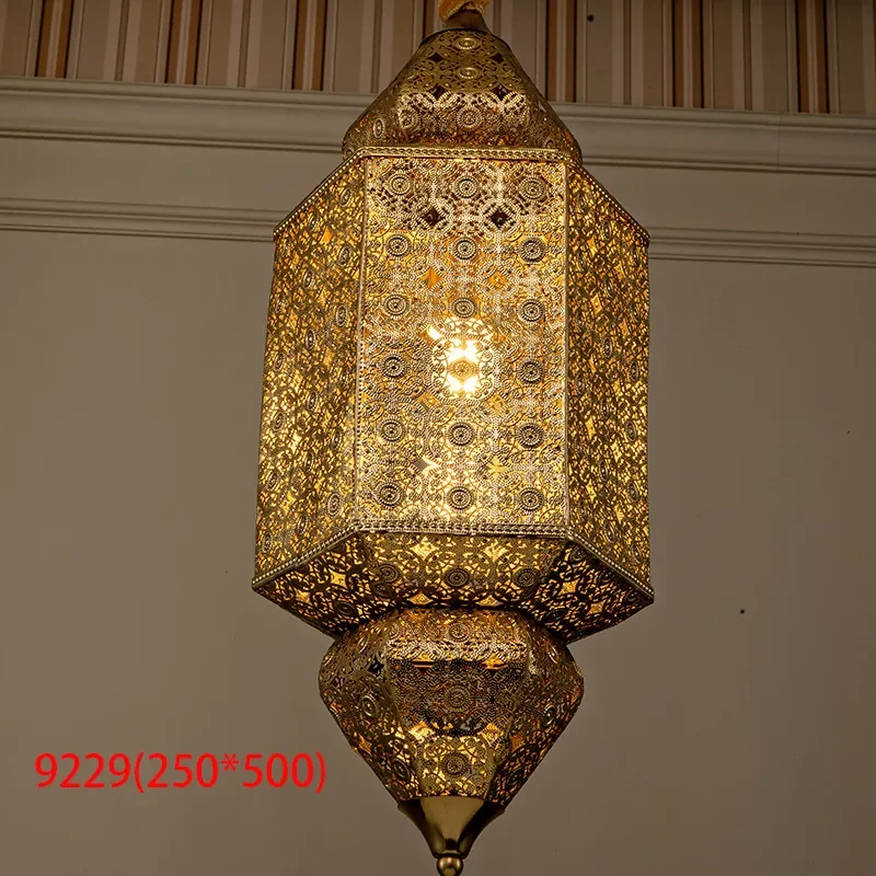 Stained Glass Turkish Chandelier Lights for Coffee Shop Xinjiang Style Arabic Restaurant Hotel Bar Table Decorative Hanging Lamp