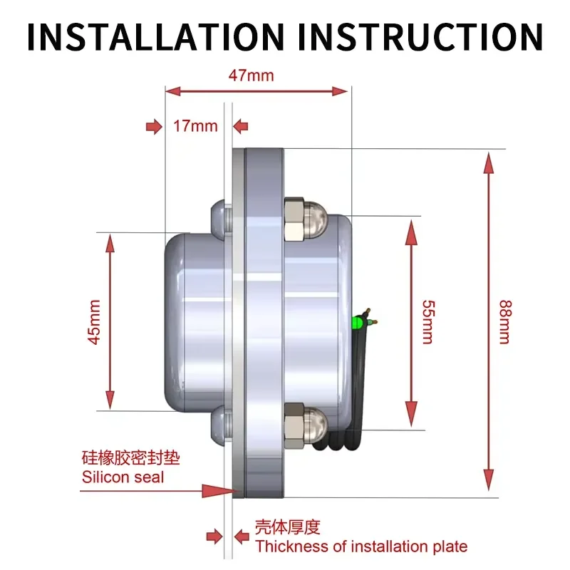 Pressure anti-offset monitoring switch, belt conveyor elevator pulley fault detector, high precision 24VDC IP67