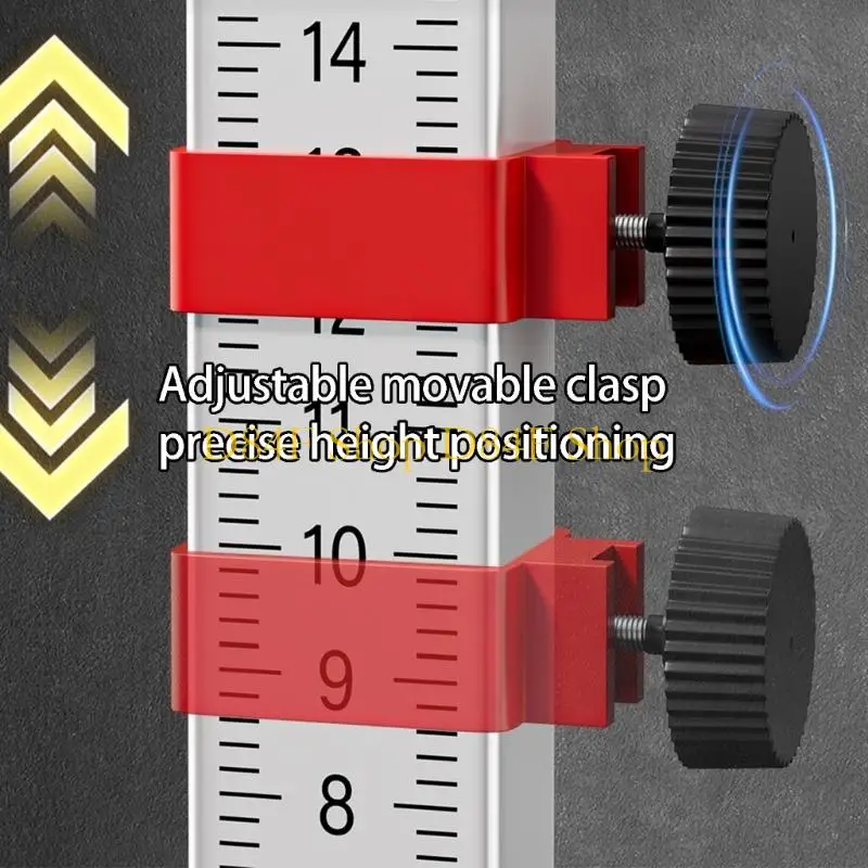 D84F Upgrades ABS & Zinc Alloy Leveling Device Builder Stage Measure Suitable for Construction Professional & DIY Projects