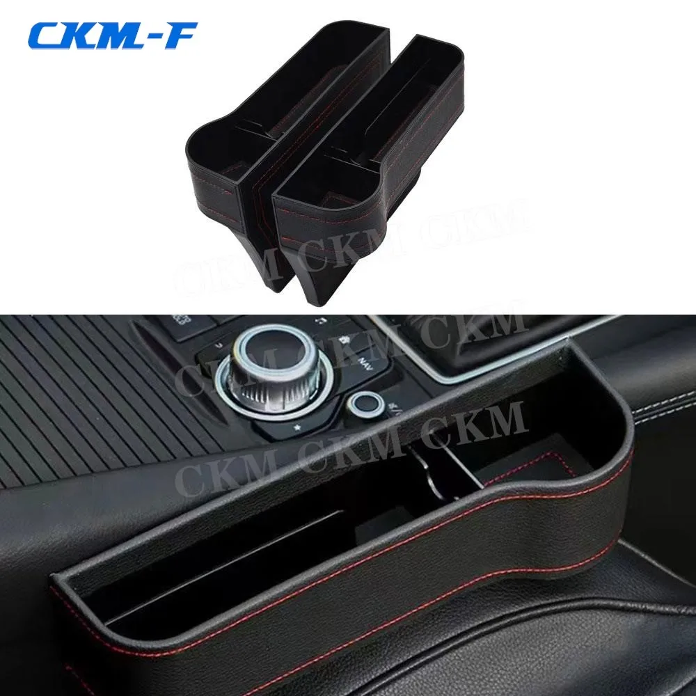 ABS Material Auto Car Interior Seat Side Seam Sundries Storage Box Car Supplies For Universal Car Phone Bottle Cups Holder