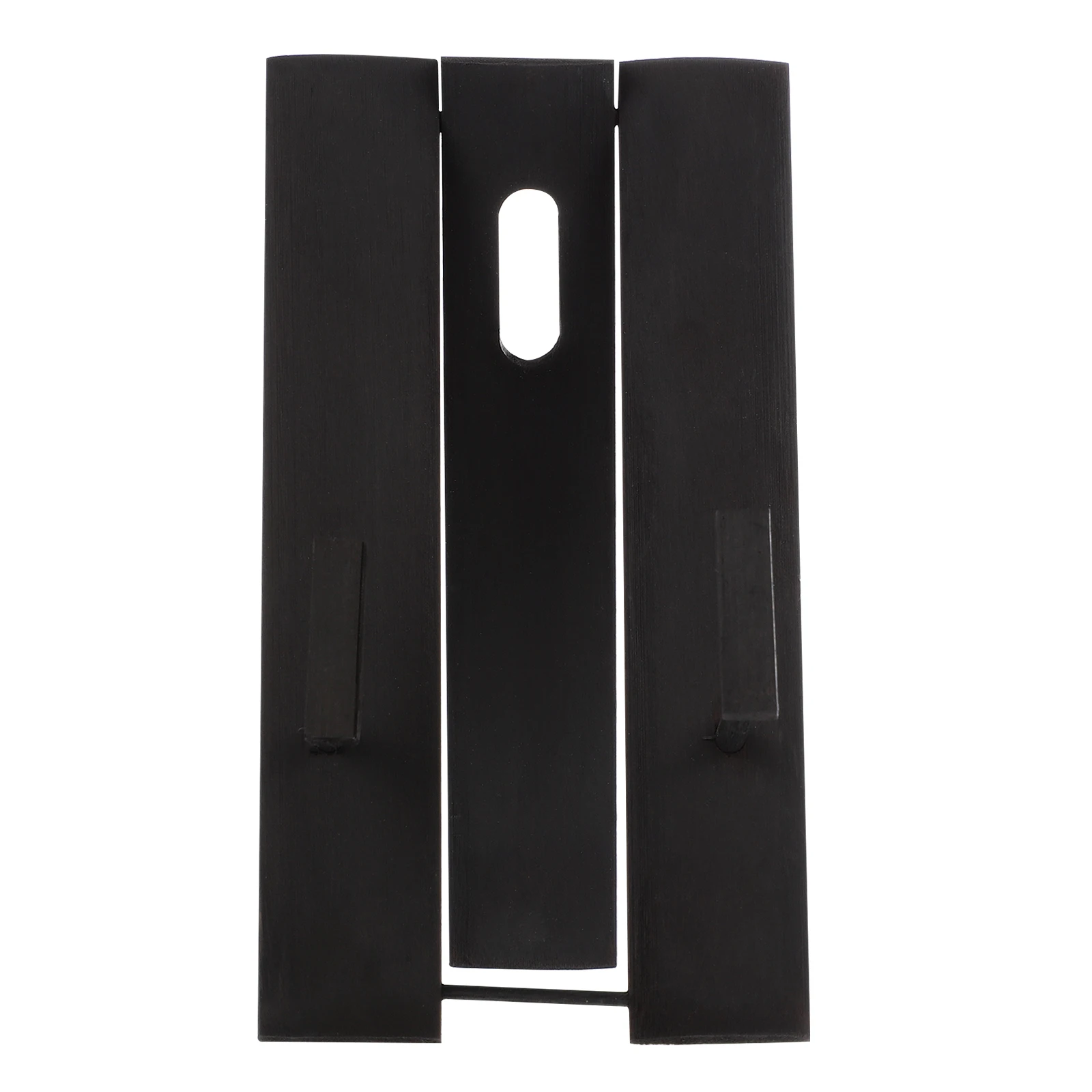 

Japanese Style Fan Holder Stand for Table Decor Fan Storage Rack Wooden Display Stand Black Smooth Home Office Restaurant Mini