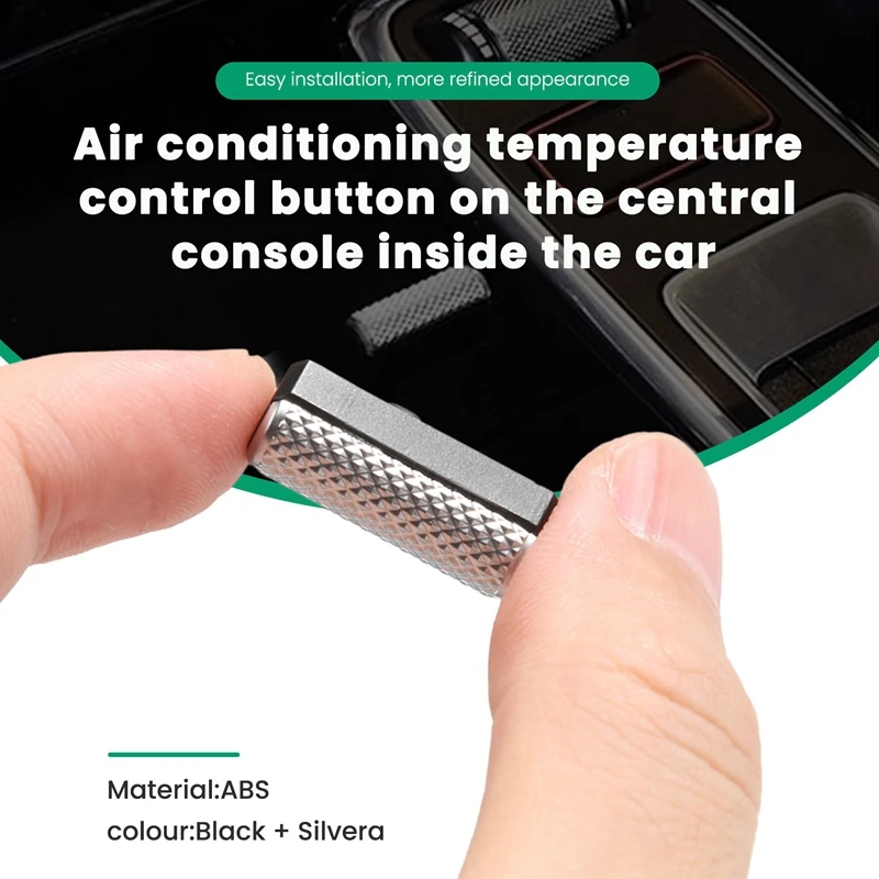 Car Inner Central Console AC Temperature Control Button Replacement for-Porsche Panamera 2017-2021