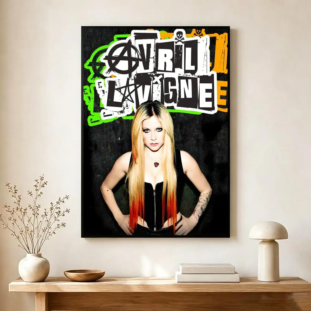 Punk Singer A-Avril Lavigne Poster Wall Art Print Decorative Mural Home Decor Gift Unframed