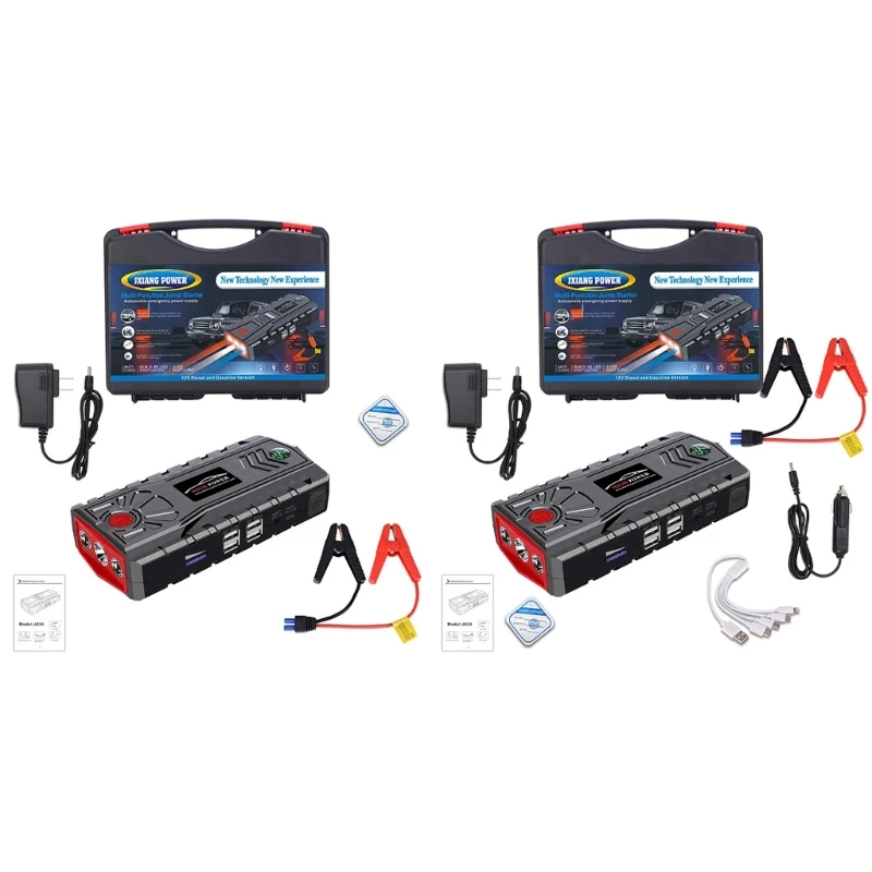 

Tyre Inflator Car Jump Starter Charger 12V Emergency Booster