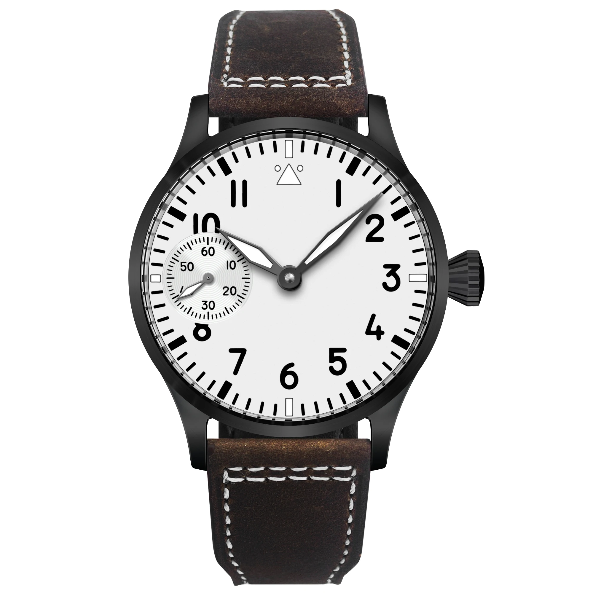 Corgeut Luxe saffierglas 42 mm wijzerplaat St3600 of St3601 handopwindbaar uurwerk 316L stalen kast herenhorloge 30 m waterbestendig