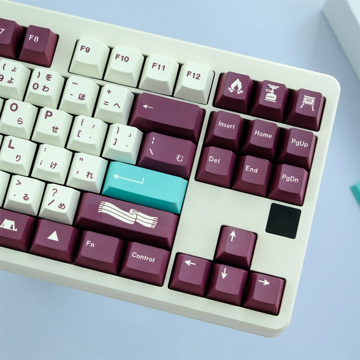 129 Keys/set  GMK Yuru Keycaps Cherry Profile Key Caps PBT 5-side Dye Subb Lightproof Keycap For 61 68 75 84 87 96 98 104 108