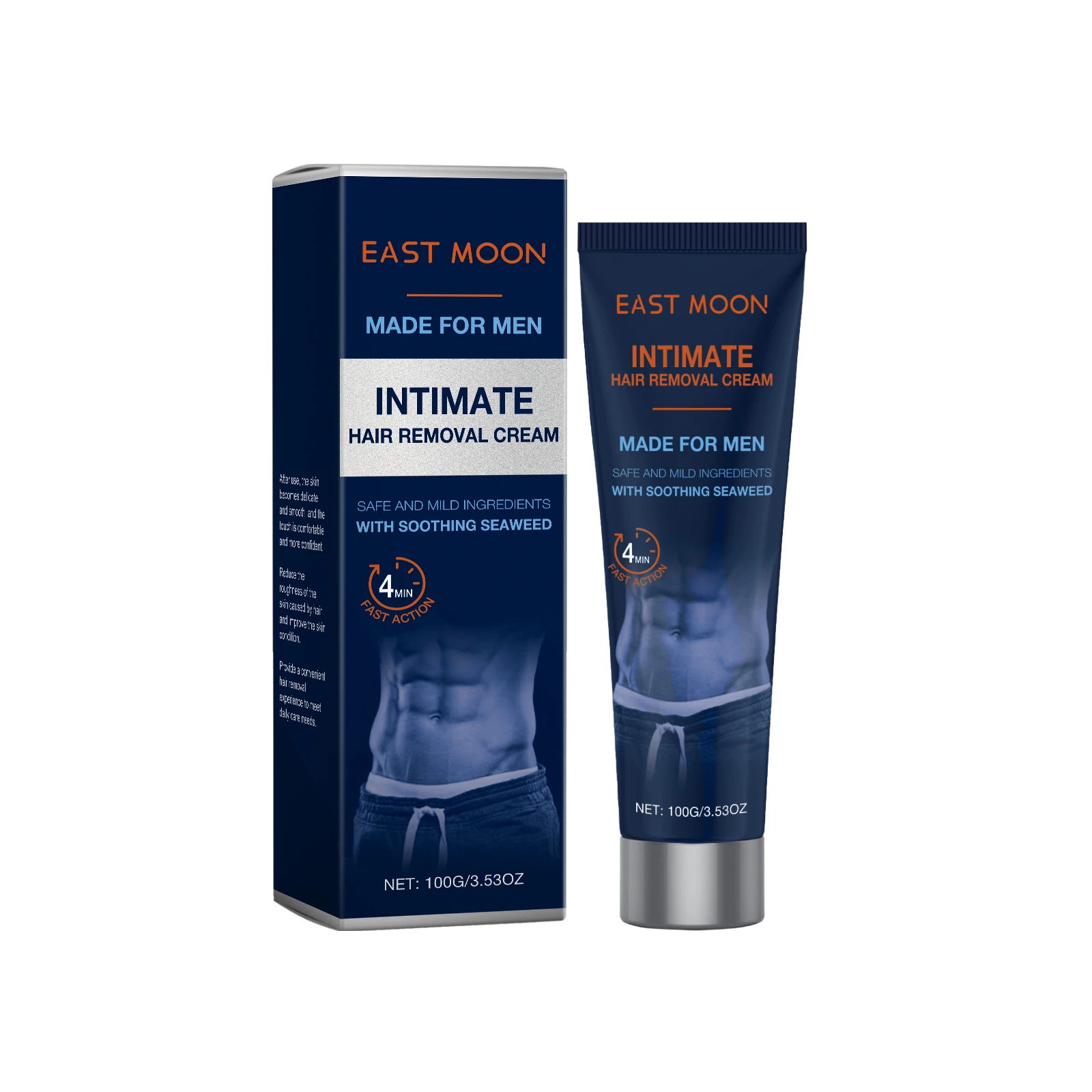 East Moon Men Hair Removal Cream Full Body Hair Removal Painless Reduce Redness No Irritating Body Beard Hair Remover Care Cream