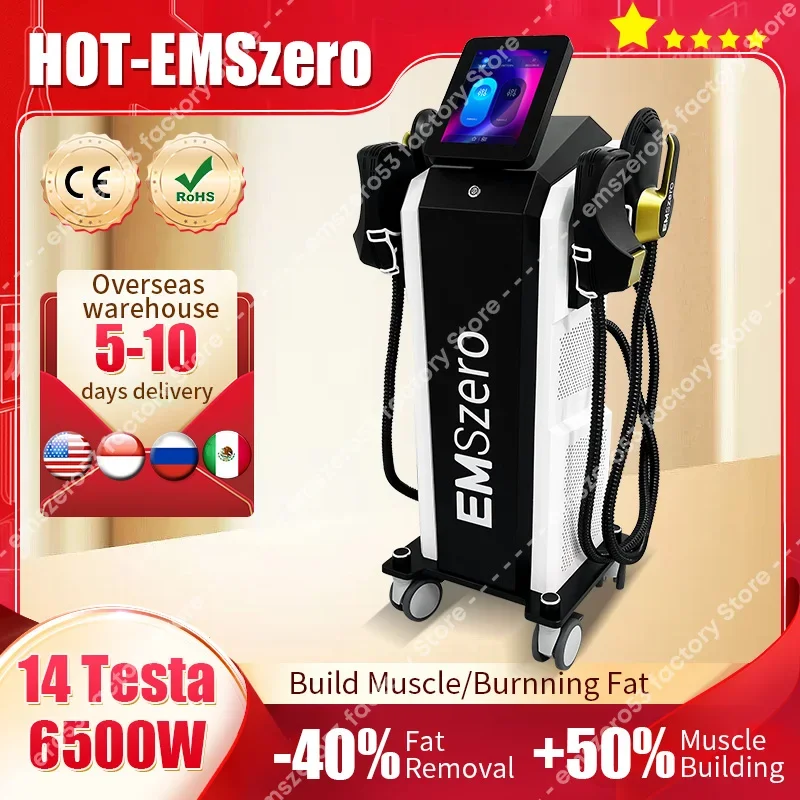 

NEO Black RF EMS Sculpt DLS-EMSlim Machine 6500W Hi-emt 2024 Fat Body Slimming Technology Muscle Stimulation Sculpting EMSZERO