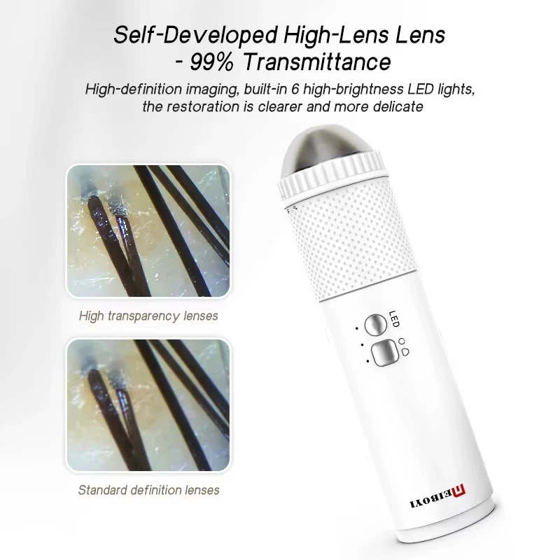 لاسلكي 20X/200X منظار الجلد فروة الرأس آلة تحليل بشرة الوجه الجلد المكبر فروة الرأس أداة تشخيص واي فاي المجهر اختبار الجلد