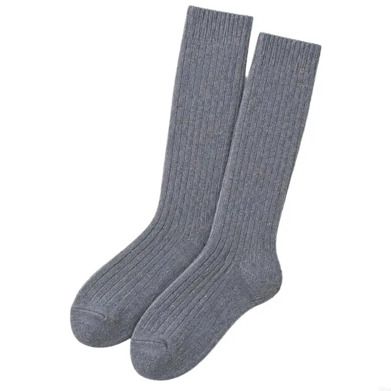 2026 New Women's Warm Nylon Socks, Flexible Calf-High Slouch with Ribbed Texture for Everyday Fall and Winter Wear