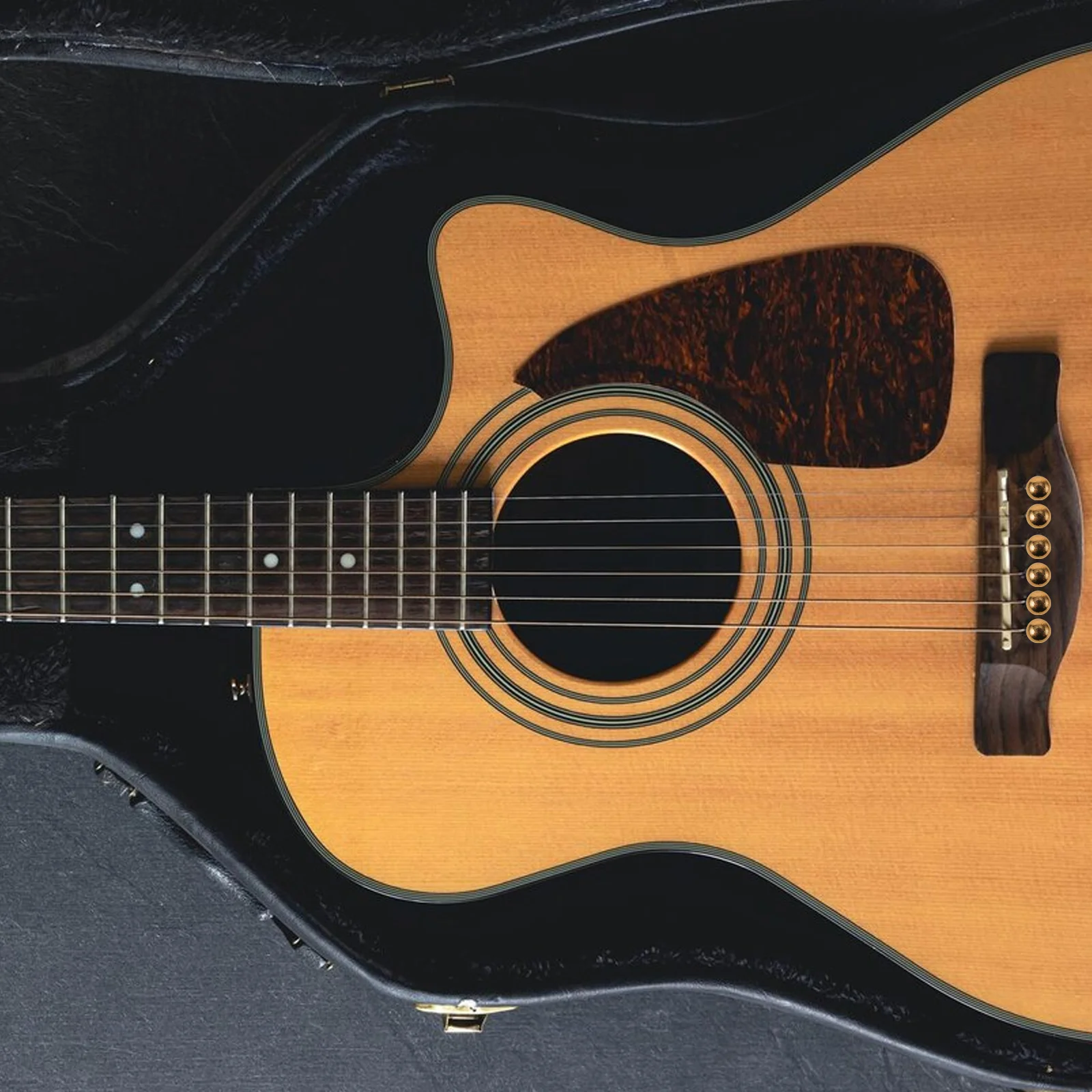 

6pcs Guitar Bridge Pins For Acoustic Guitar, Copper Pegs Set With Snug Fit, No Slip String Fasteners, Folk Guitar Accessories