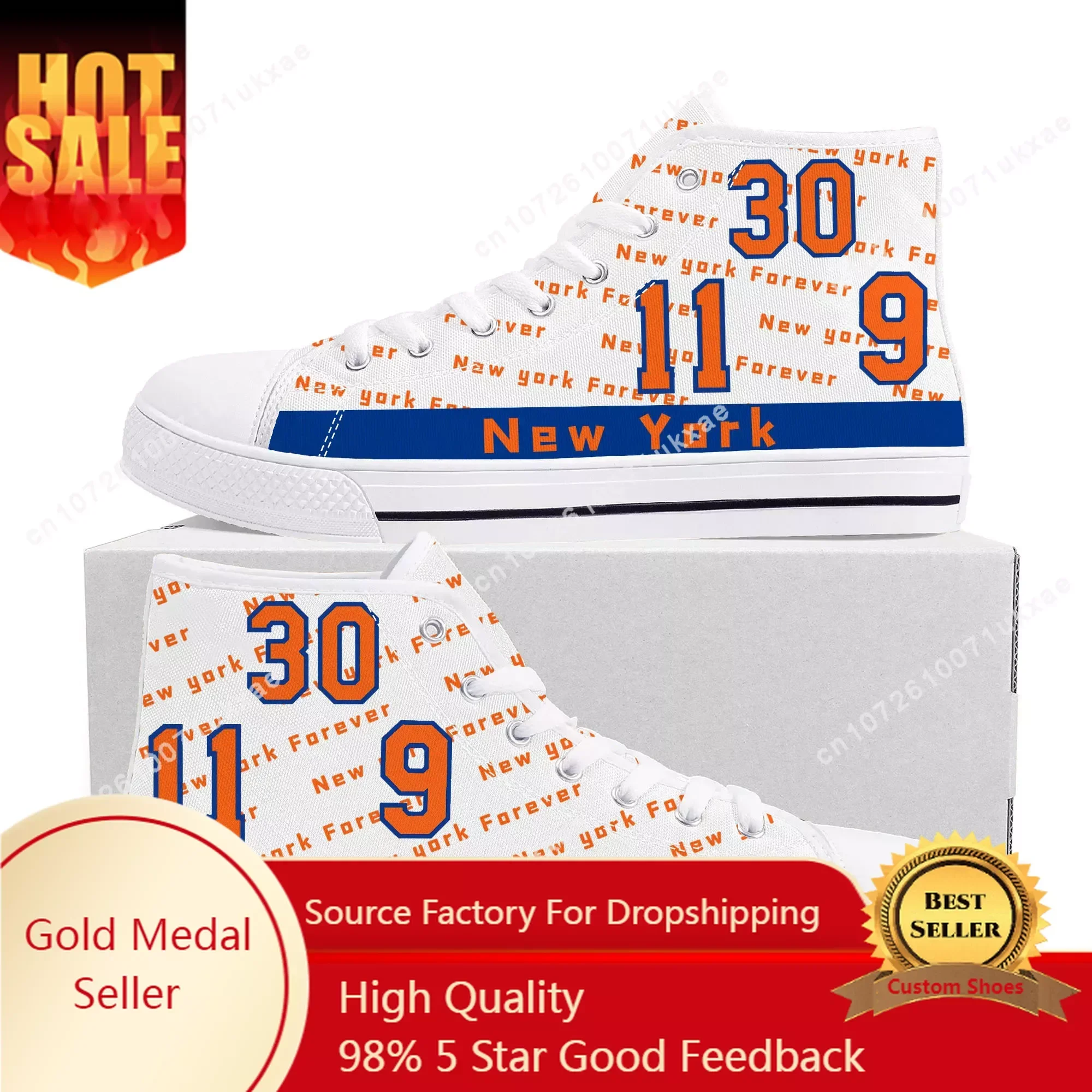 

New york Number 30 11 9 new york forever High Top Sneakers Mens Womens Teenager Canvas Sneaker Casual Custom Made Shoes