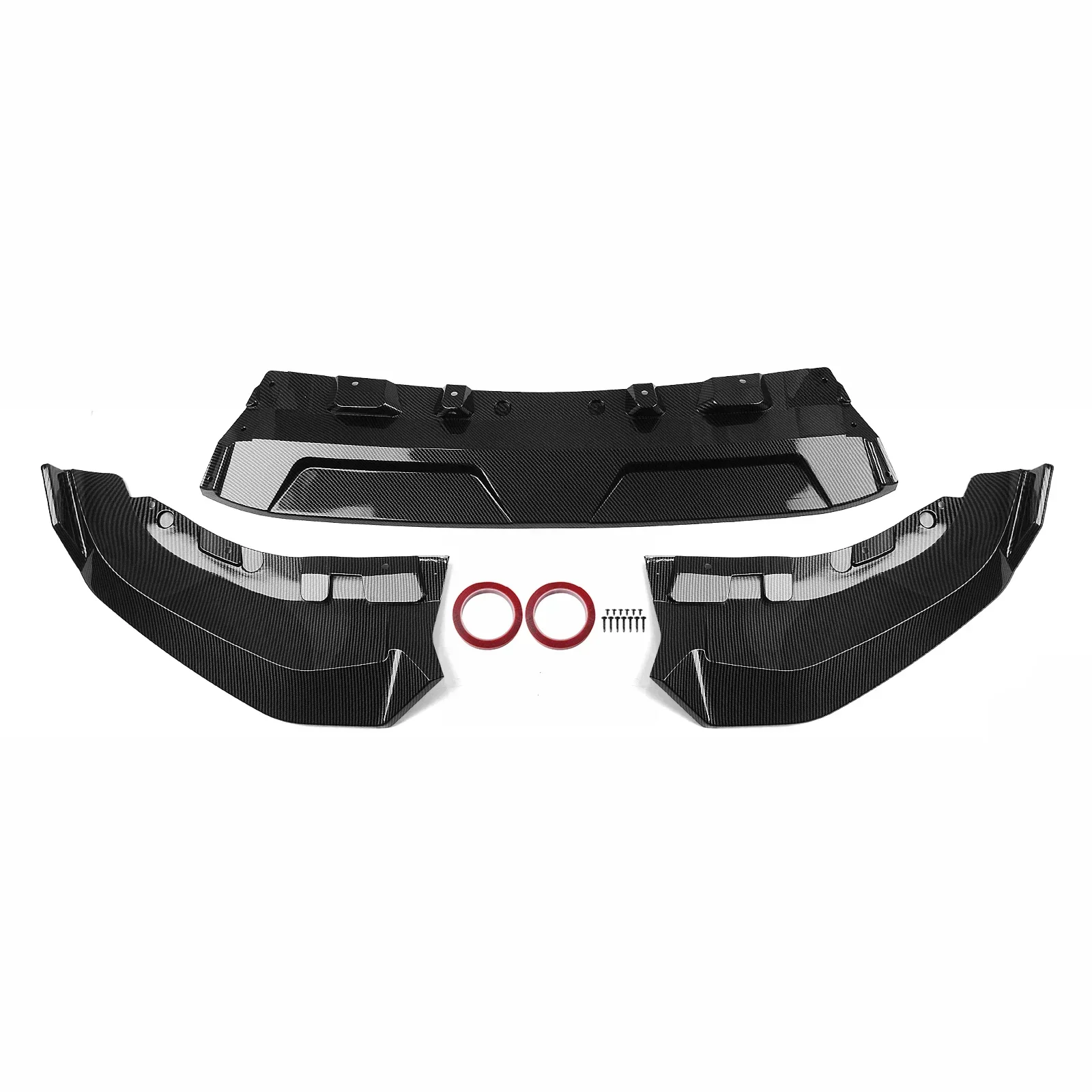 New！For BMW G07 X7 2023-2024 Competition Front Bumper Spoiler Lip Carbon Fiber Loo/Gloss Black Lower Plate Splitter Blade Protec