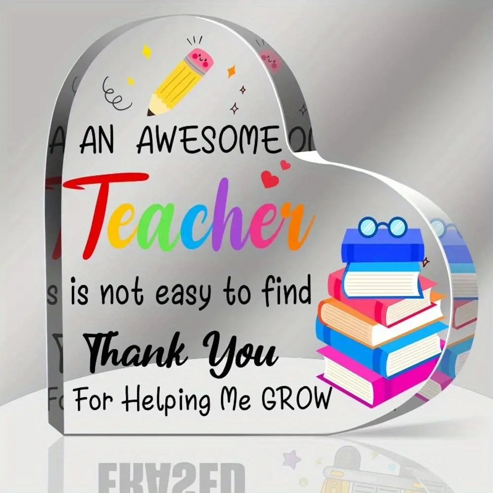 Awesome Teacher Acrylic Appreciation Keepsake Gift