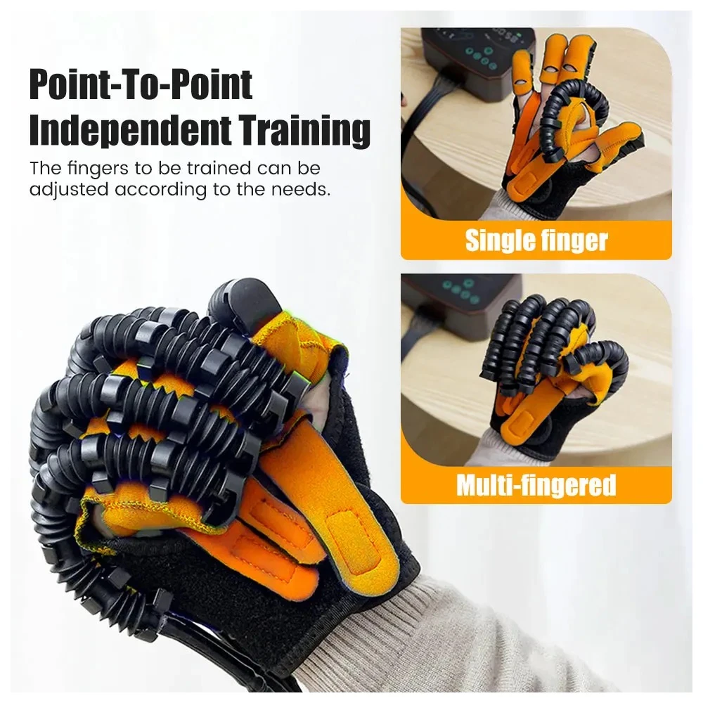 

Hand Massage Glove Rehabilitation Robot Gloves Equipment for Stroke Hemiplegia Hand Function Recovery Finger Trainer Device