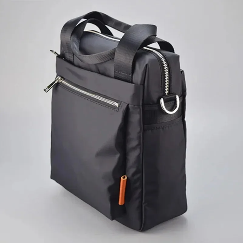 New Men's Shoulder Bags Waterproof Wear-resistant Multi-function Large-capacity Vertical Simple Business Outdoor Casual Handba