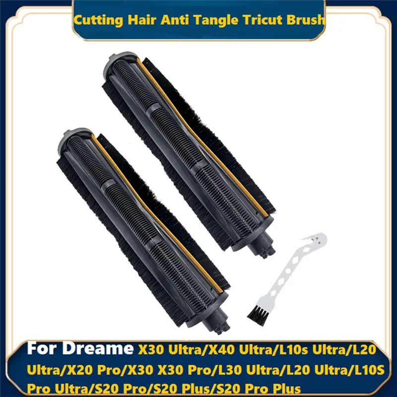 

Stable-For Dreame X30/X40 Ultra/L10s Pro Ultra Heat/L10s/L20/L40 Ultra/S20pro Cutting Hair Anti Tangle Tricut Brush Vacuum Part