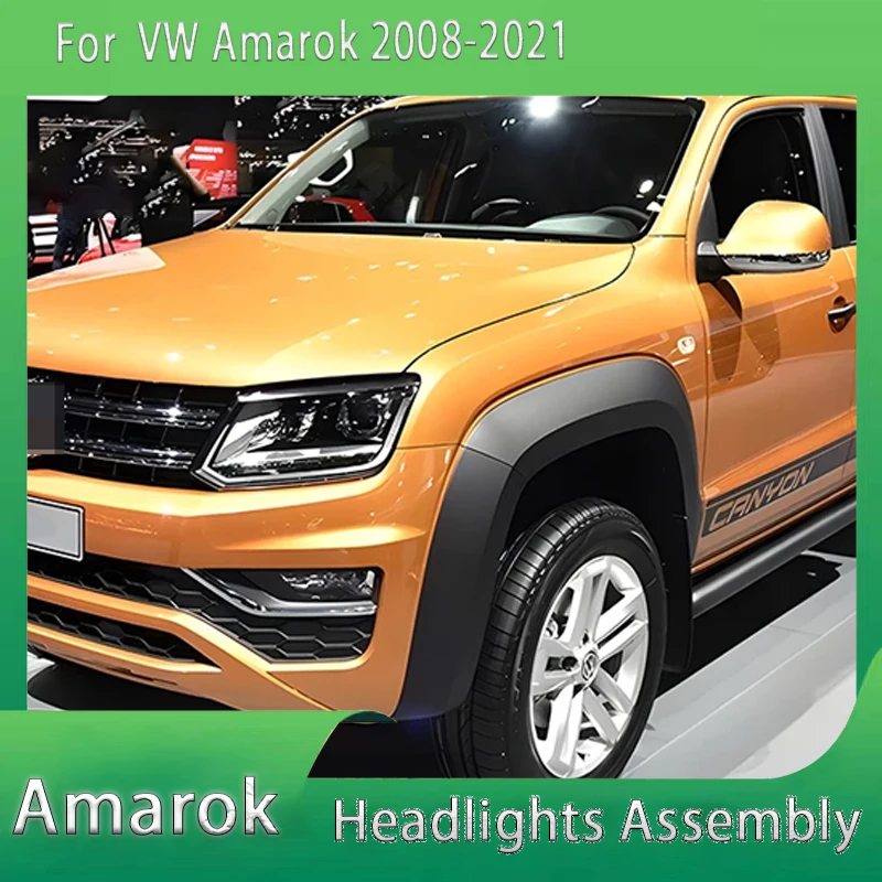 

Car Front Lamps for Volkswagen Amarok 2008-2021 LED Auto Headlights Assembly Upgrade High Configure Projector Lens Accessories