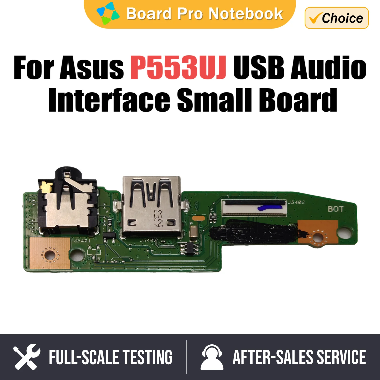 

Original For ASUS P553UJ USB AUDIO interface small board P553UJ IO BOARD REV 2.0 tested good Fast Ship