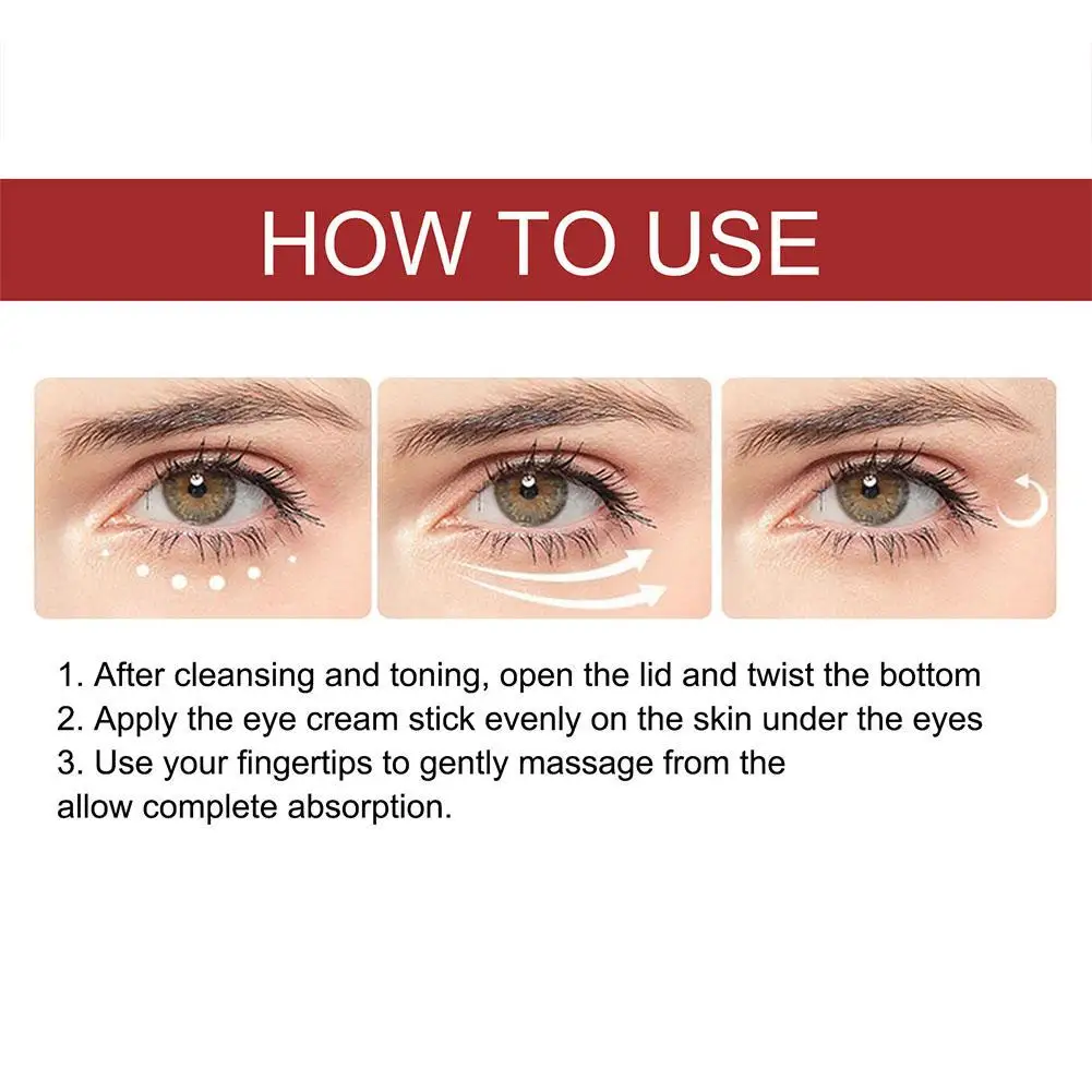 Bolsa de ojos instantánea, crema para eliminar los ojos, partículas antigras, ojeras, hinchazón, decoloración de líneas finas, brillo, belleza coreana, cuidado de los ojos