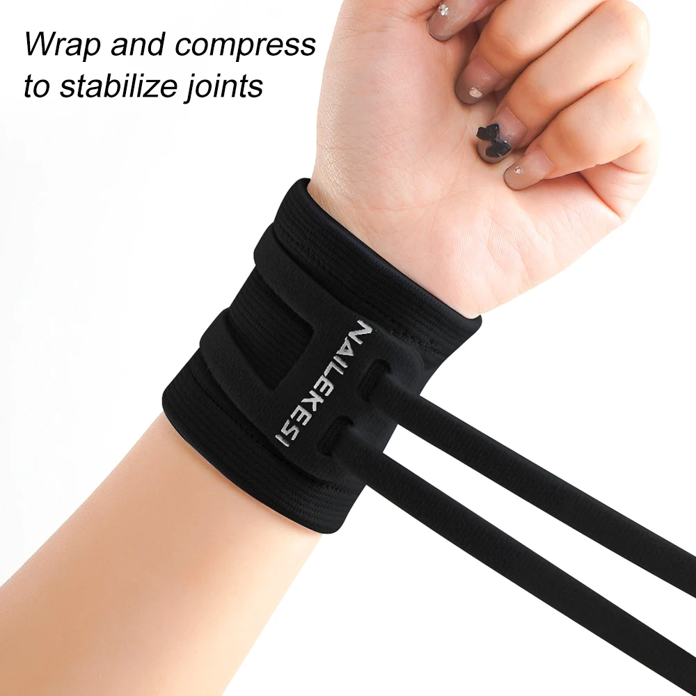 1/2PC Wrist Brace for TFCC Tears & Carpal Tunnel – Adjustable Compression Wrist Wrap for Sports,Arthritis - Fits Left Right Hand