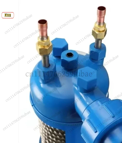 Titanium Tube PVC Shell Heat Exchanger Screwed Connection Refrigeration Evaporator for Pool Heat Pump & Aquarium Chiller