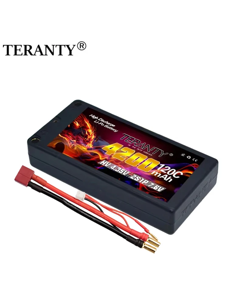 Original TERANTY 2S 7,6 V 4200 mAh 120C/240C Drift Big Foot Fernbedienung Racing Modell Auto tank Spielzeug Hard Shell Lipo Batterie