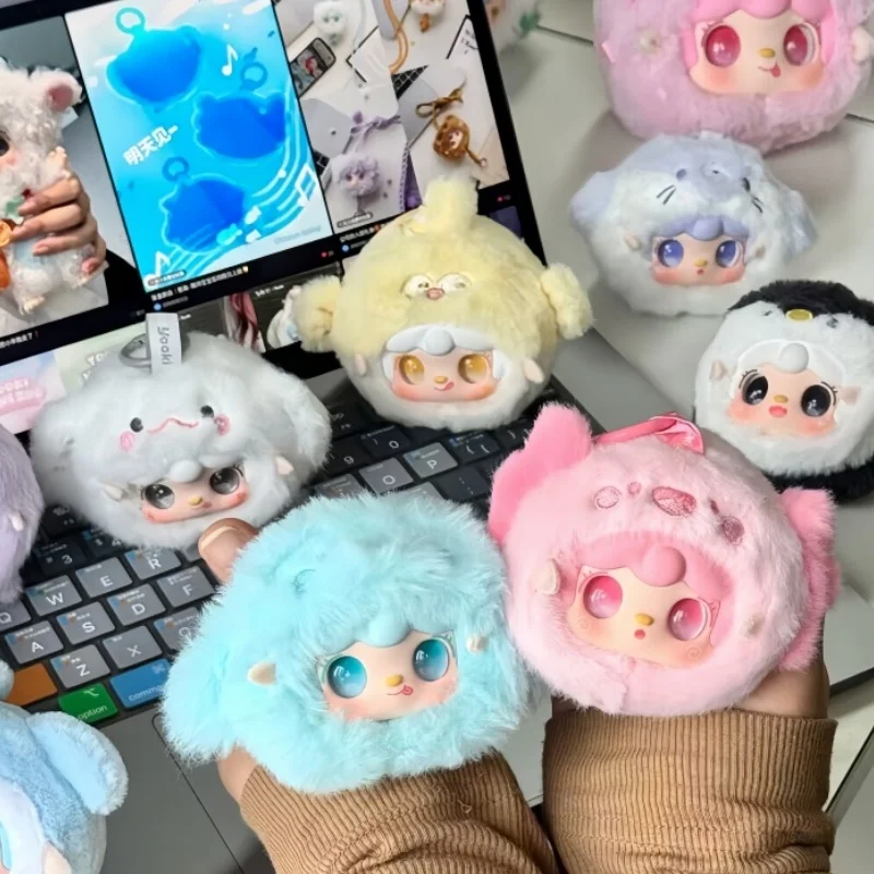 

New Genuine Yooki Oxygen 6th Generation Ocean Baby Blind Box Plush Bag Pendant Doll - Ideal Birthday Gift Girls Collectible Pend