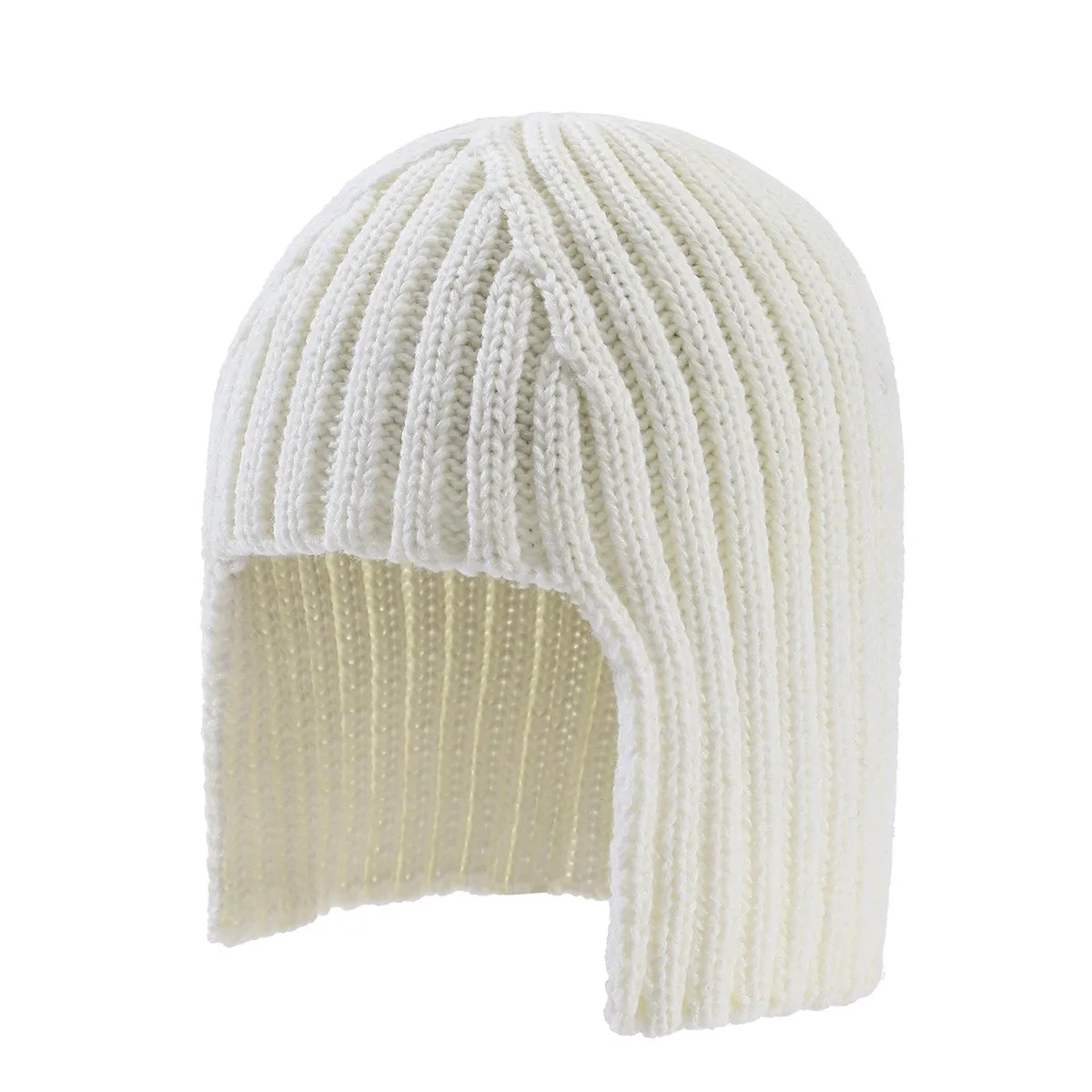 Hot Girl Perücke Strickmütze für Damen, warmer Gehörschutz für Herbst und Winter, Kopfbedeckung, modische Wollmütze im Einkaufsstil – Detail 22