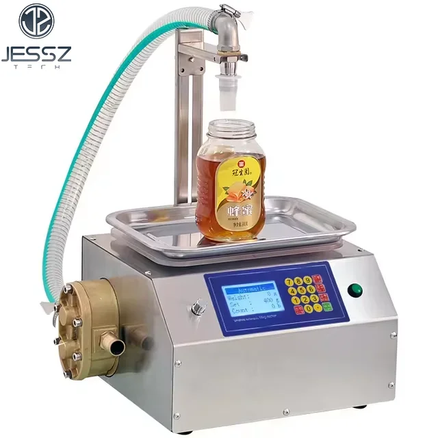 

DK-L15 Honey filling machine fully automatic quantitative edible oil weighing syrup sesame paste viscous liquid filling machine