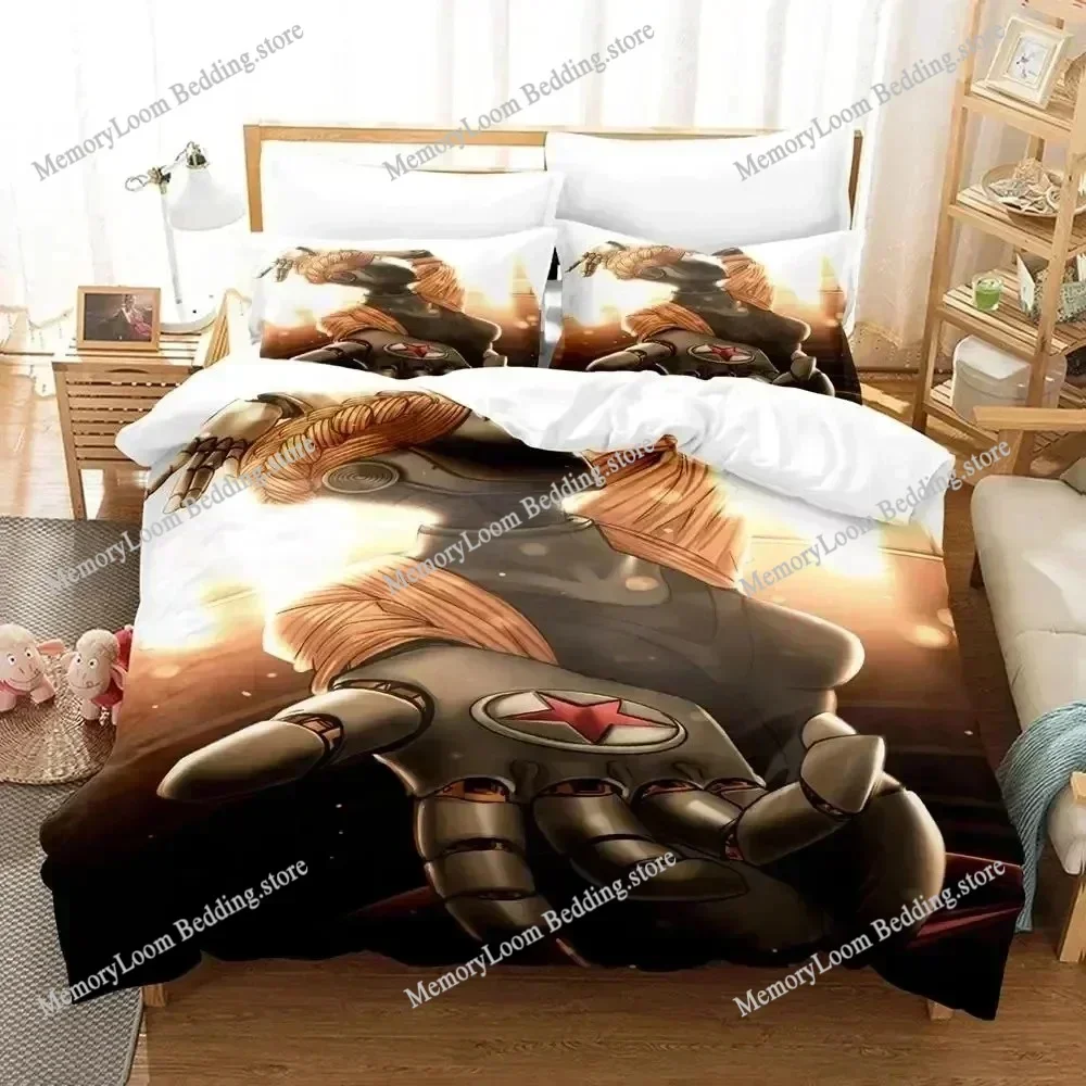 3D Print Game Atomic Heart Bedding Set PolyesterQuilt Cover Pillowcase Comforter King Queen Size Boys Adult Duvet Cover Bed Set