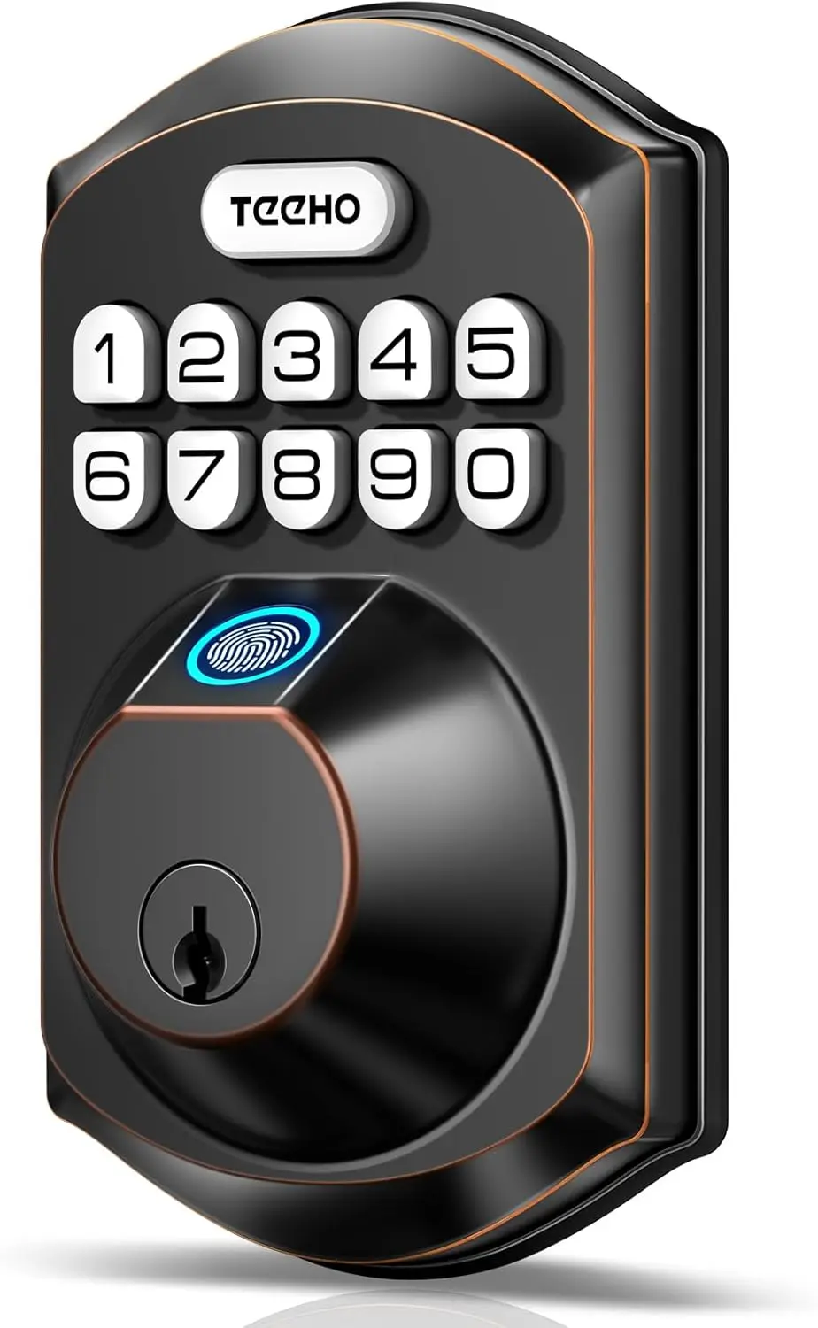 

TE002 Fingerprint Door Lock ,Keyless Entry Door Lock - Electronic Keypad Deadbolt Lock - Smart Locks for Front Door