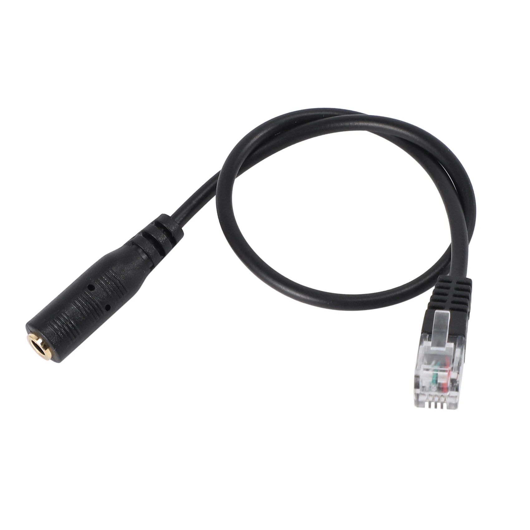 Conector Jack de 3,5 mm a RJ9 para auriculares iPhone a cable adaptador de teléfono de oficina Cisco