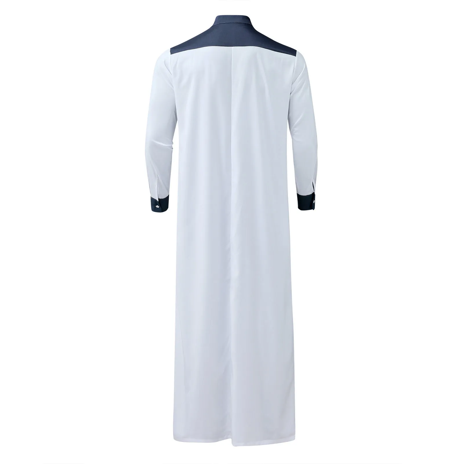 Thobe Jubba à manches longues pour hommes, Robe musulmane, Demi-fermeture éclair, Robes longues islamiques, Abonnés aux documents, Décontracté, Musulmane pakistanaise