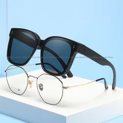 Women Men Fashion Glasses Clips Multifunctional Outdoor Sunglasses Eyewear Unisex Trendy Clips on Sun Glasses Driving Goggles