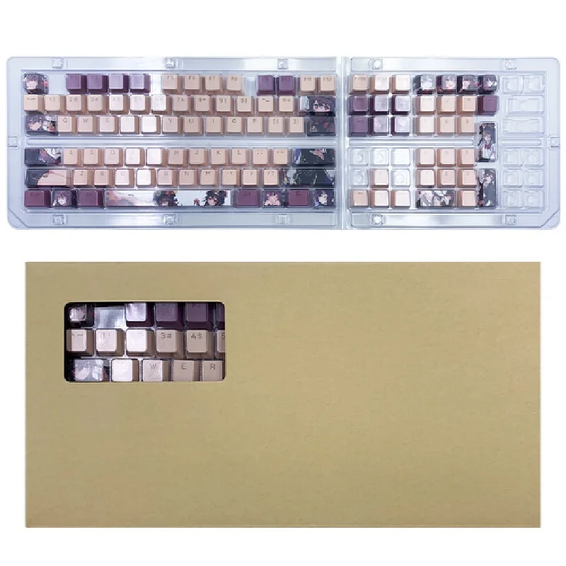 YOAINGO Genshin Lmpact Character Themed Mechanical Keyboard Cap 108 Keys Allocate PBT Thermal Sublimation Anime Combination Gift