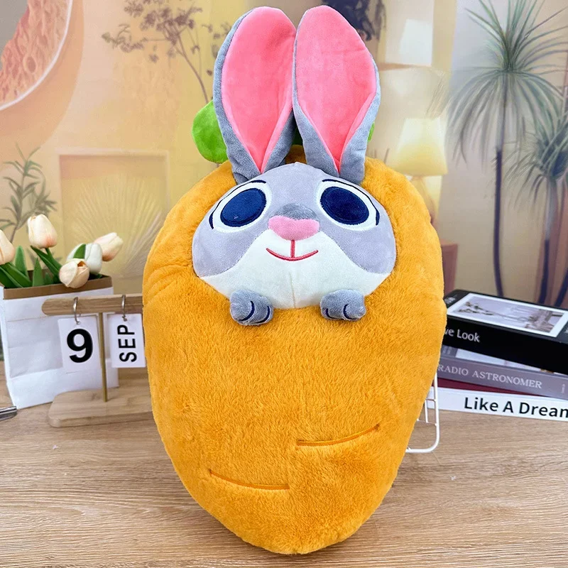 40/50cm Disney Zootopia Judy Carrot Plush Doll Cartoon Cute Soft Sofa Decorate Pillow Cushion Toy Brithday Christmas Gifts