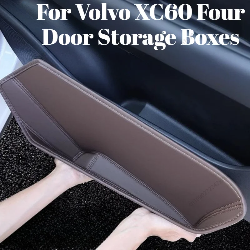 Door Storage Box Shock Absorbing Mats, Door Slot & Storage Pads, Automotive Protective Accessories for Volvo XC60 2021-2026