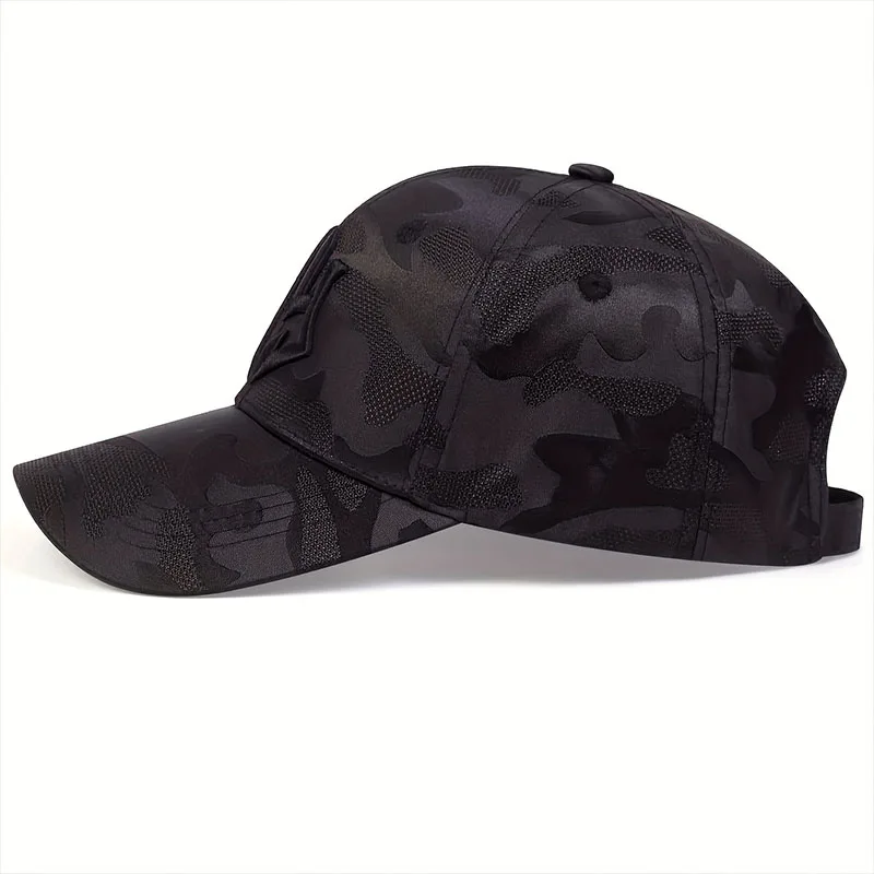 Moda wyszywane litery kamuflaż czapka z daszkiem czapka z daszkiem wiosna jesień czapka typu snapback regulowane sportowe kapelusze na co dzień