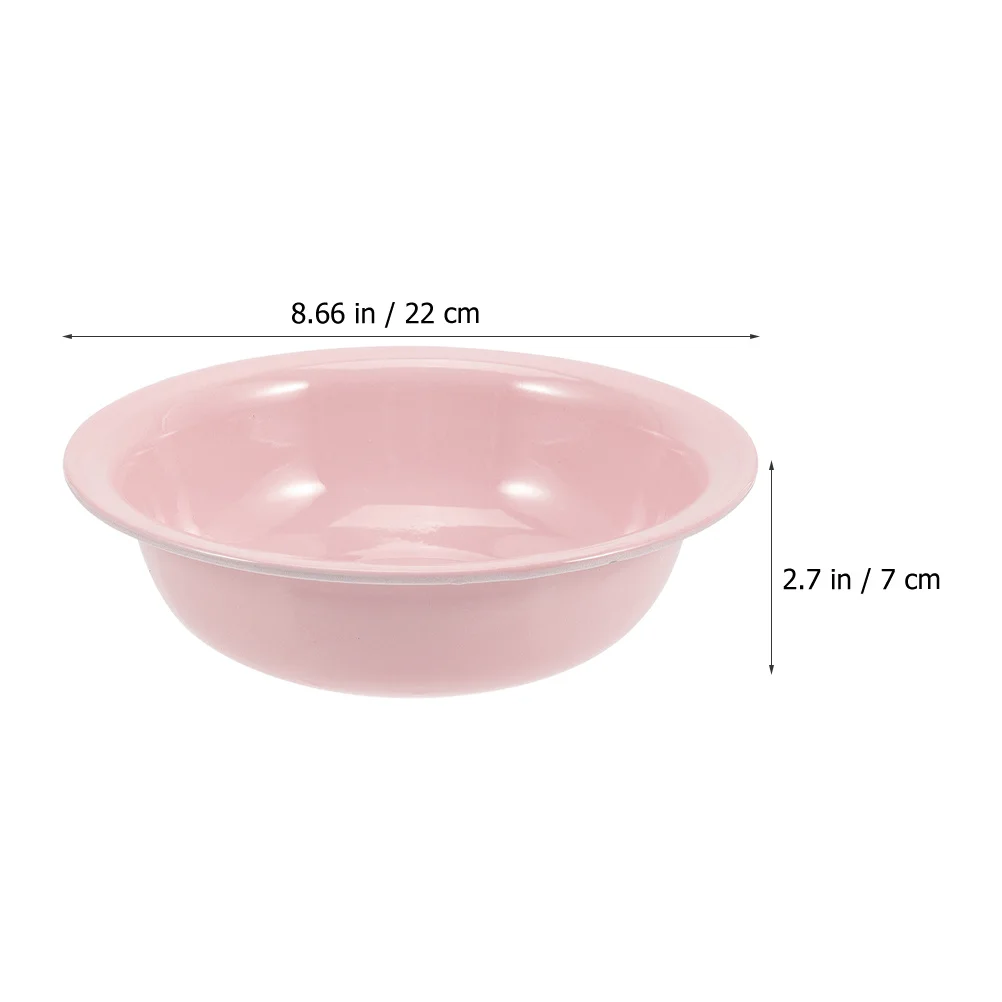 

Умывальник для овощей большой емкости, утолщенная эмалированная кухонная раковина, многофункциональная кухонная раковина для чистки фруктов и риса, домашнее хранение