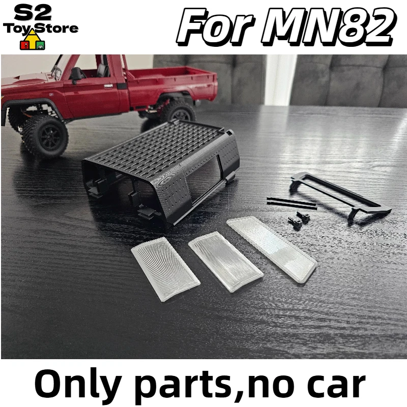 

MN Openable Rear Bed Cover RC Truck Exterior Modification Upgrade Styling Parts For MN82 MN82P RC Crawler Model Car