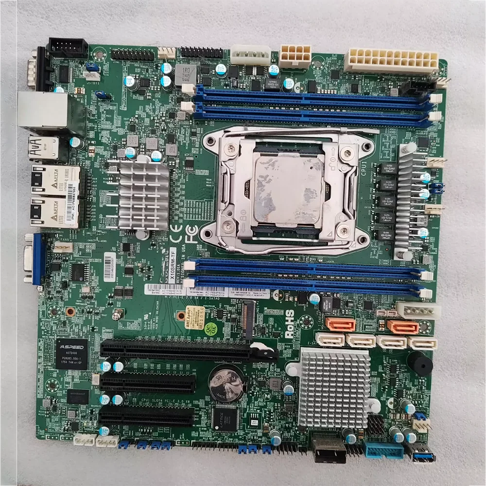 X10SRM-TF For Supermicro Motherboard LGA 2011 Xeon Processor E5-2600/1600 v4 / v3 Dual 10GBase-T LAN Ports