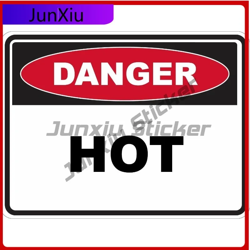 

HOT Danger Safety Anime Bumper Anti Scratch Accessory Sign Placard Sticker Decal OHS WHS Cute Truck Cool Laptop Cute Anti