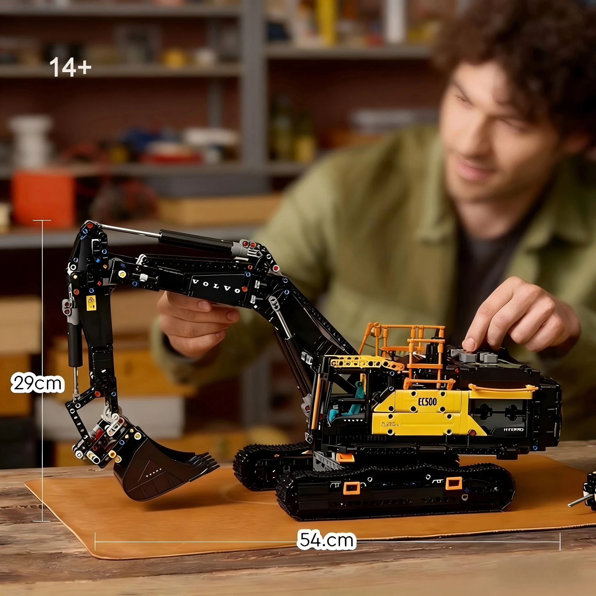 

2359 шт., городской инженерный экскаватор, строительный блок, модель игрушечного строительного блока, детский подарок на Рождество, день рождения