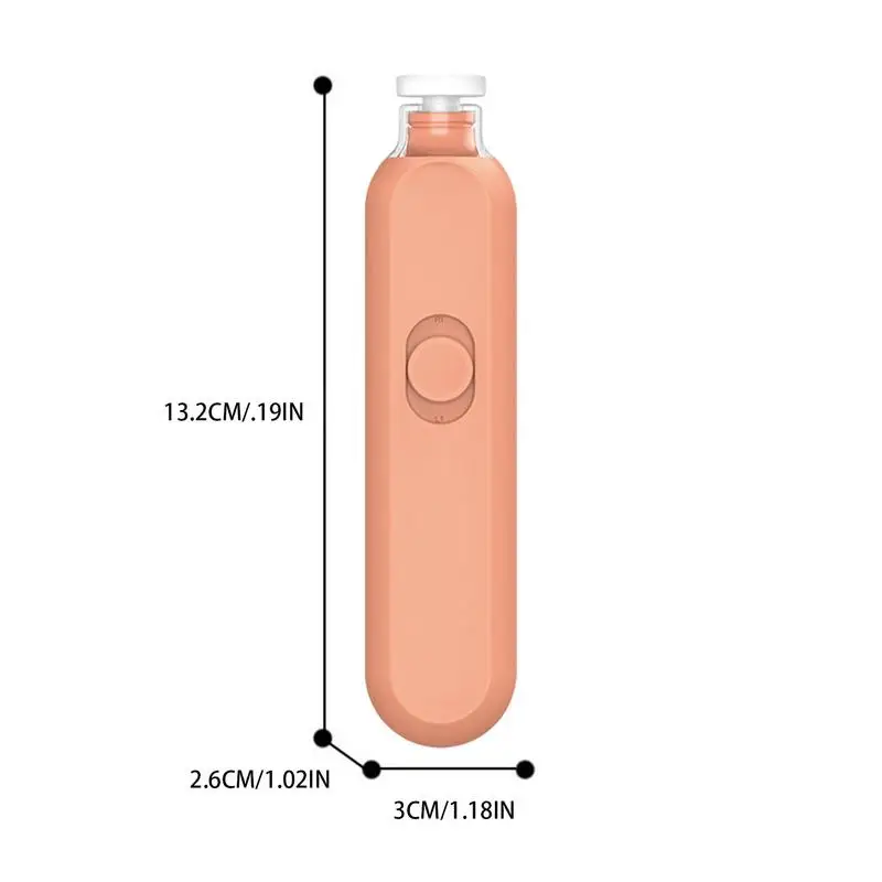 Kids Electric Nail File 360 Degree Rotating Light Up Nail Clipper Low Noise Children Nail File Lightweight Nail Clippers For