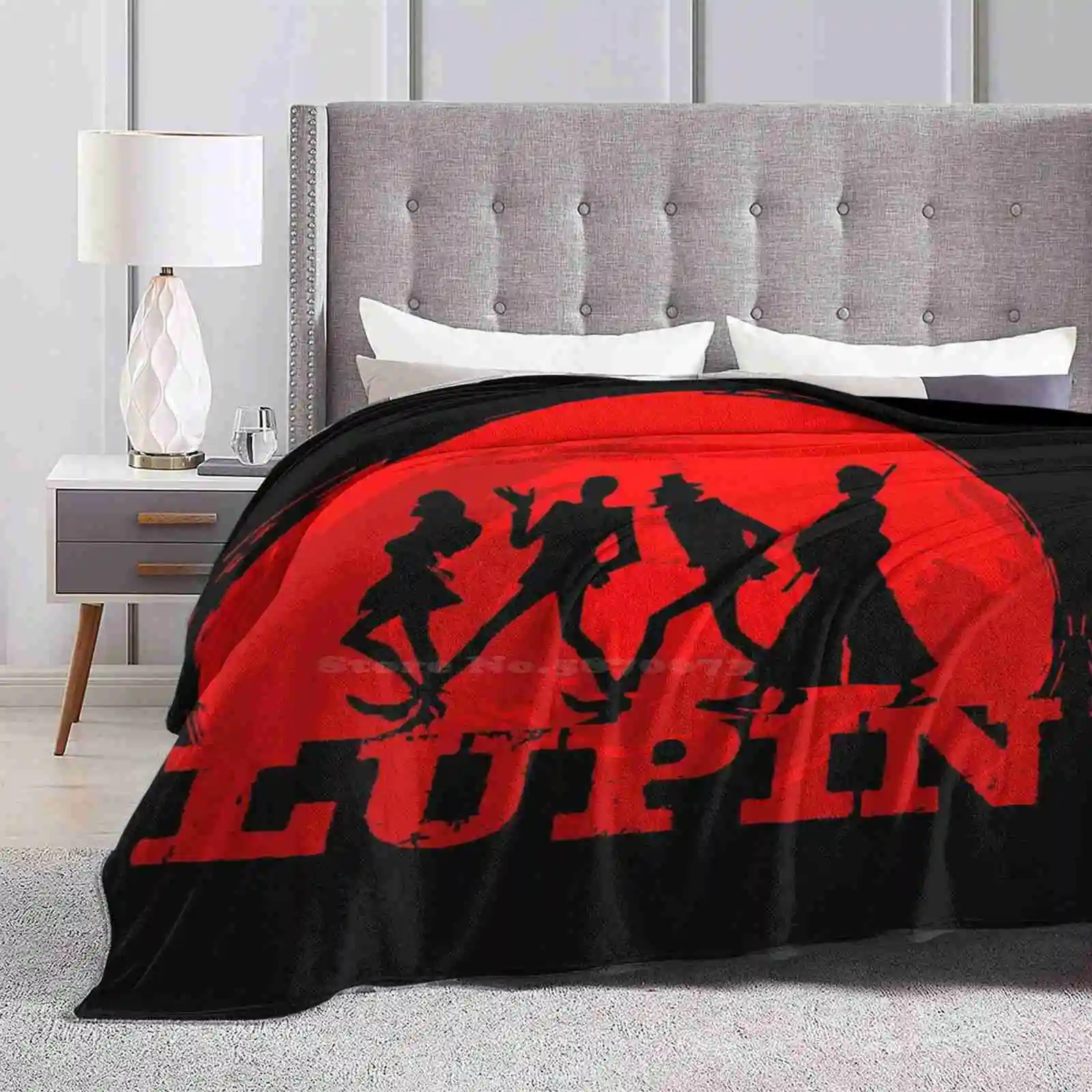 Lupin Iii Soft Warm Blanket Sofa/Bed/Travel Love Gifts Lupin The 3Rd Lupin 3 Lupin The Third Arsène Lupin Iii Daisuke Jigen