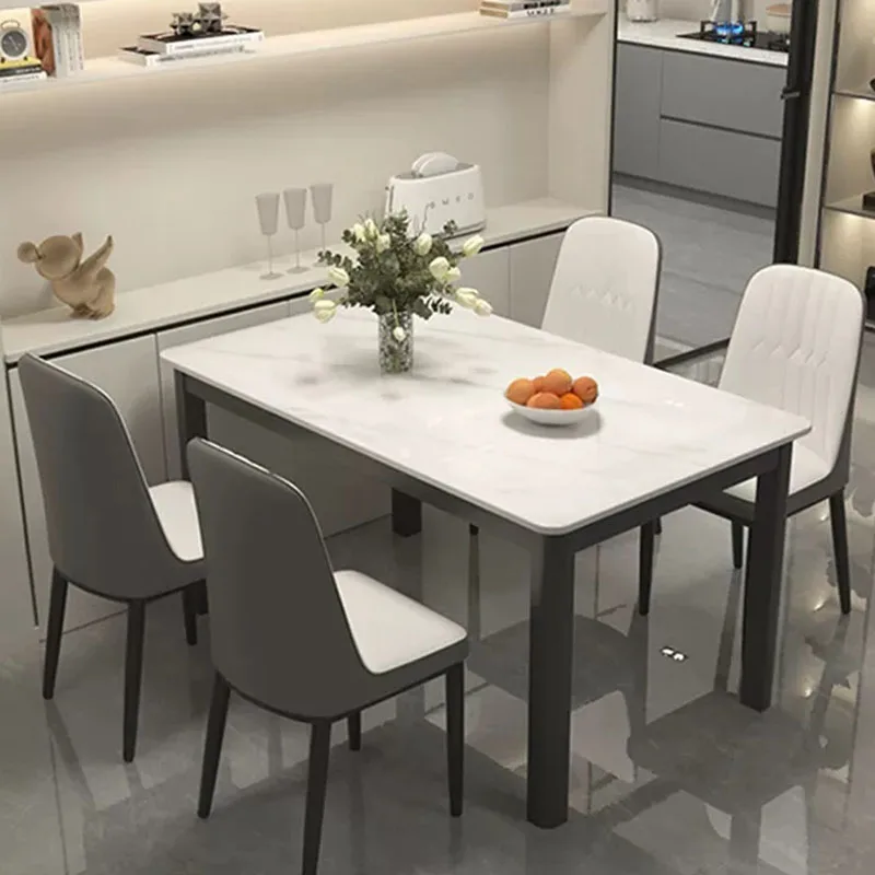 Center Restaurant Dining Table Coffee Chairs Modern Luxury Salon Dining Table Designer Writing Mesas De Jantar Home Furniture