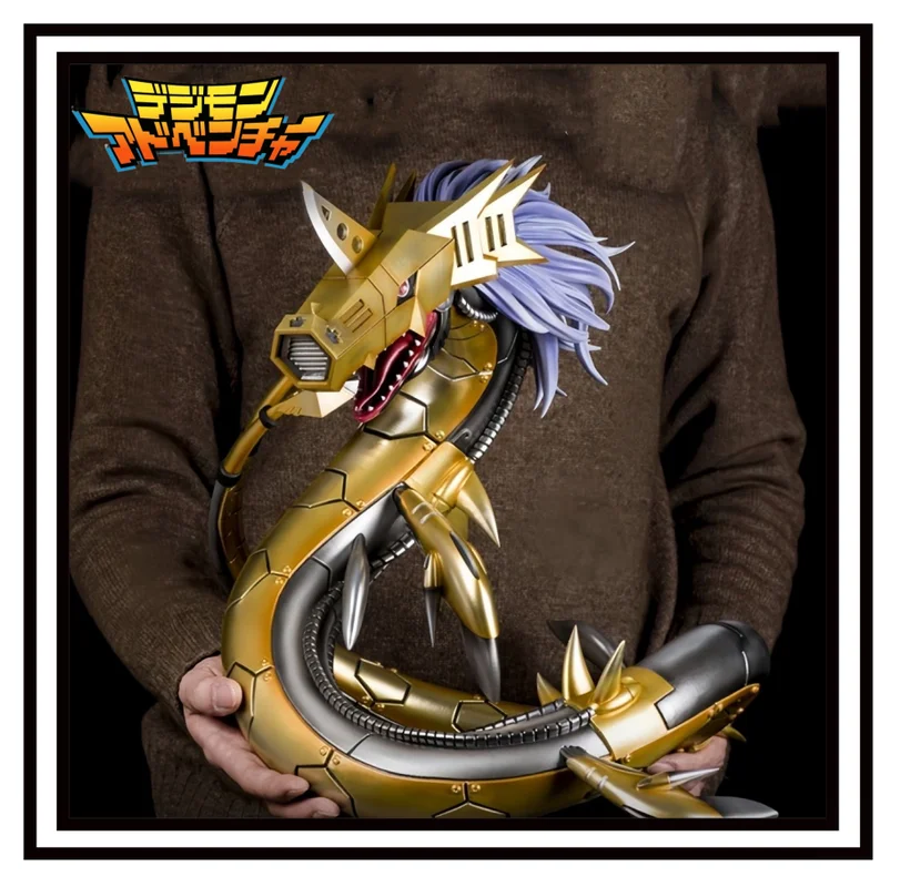 Digimon Adventure Anime Figure Metal Seadramon 40cm Action Figureine Gk Pvc Statue Model Collectable Toy Gift Kid Birthday Gift