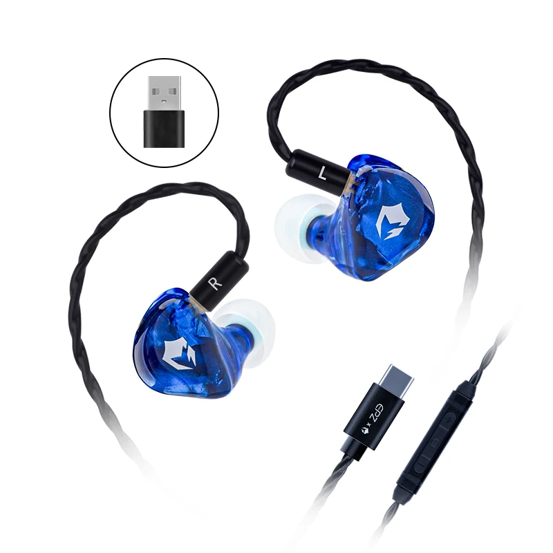 EPZ G20 Gaming-oortelefoon Professioneel in het oor Bekabelde ruisonderdrukking Hifi met microfoon Lage latentie Aangepaste Esports-oortelefoon